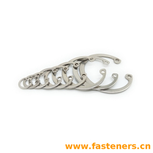 NF E 22-165 (H) Spring Retaining Rings-Axially Mounted Circlips For Shafts Bores - Heavy Type