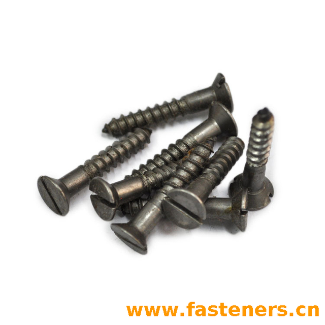 BS 1210 Slotted Countersunk Head Wood Screws