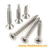 DIN7504 (O) Cross Recessed Countersunk Head Drilling Screws with Tapping Screw Thread