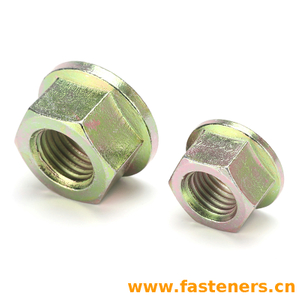 Fastening Devices For Bolt Centering - Form B - Hexagon Nut With Flange DIN 74361-2 (B) - 1982