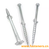 Hot Dip Galvanised Flange Head Ground Screw Anchors with Large Spiral Blades 