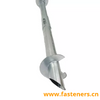 Large Spiral Blades HDG Ground Piles Screw Foundation with Round Head 