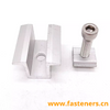 Solar Panel Mounting Mid Aluminum Clamp with Hex Socket Head Cap Screw 