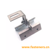 Aluminum Solar Mounting Standing Seam Metal Tin Solar Roof Trapezoidal Roof Fixture Clamp Clip 