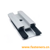 Extruded Aluminum Mid Clamp for PV Solar Mounting Structure Thin Film Mid Clamp 