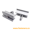 Aluminum AL6005/AL6063 Solar Mounting System Accessories Solar Panel Mid Clamp 
