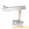 Solar Panel Aluminum Adjustable Roof Hook And Rail Solar Bracket for Tile Roof Mounting System