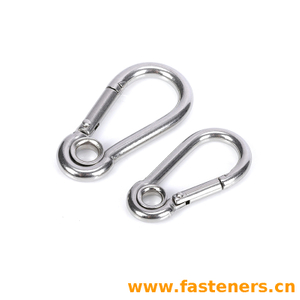 Snap Hook With Eye Stainless Steel