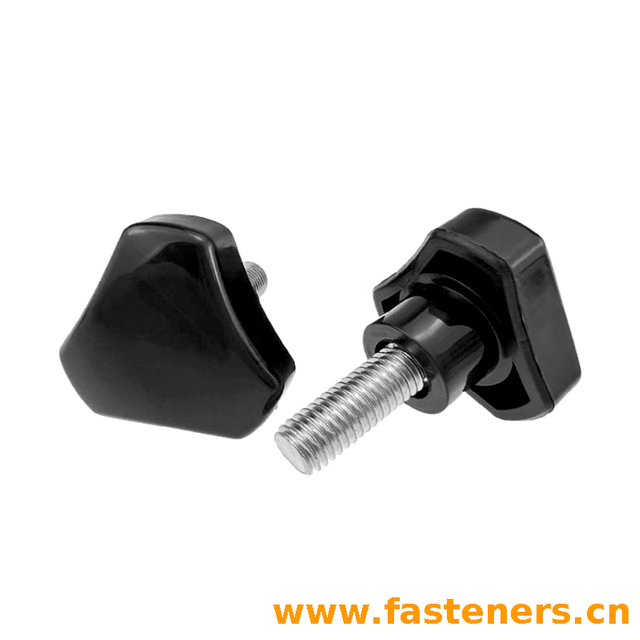 Triangular Head, Star Shaped Plastic Head Bolt,plastic Head Handle Screw