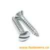 ASME B 18.6.4 Slotted Oval Countersunk Head Tapping Screws