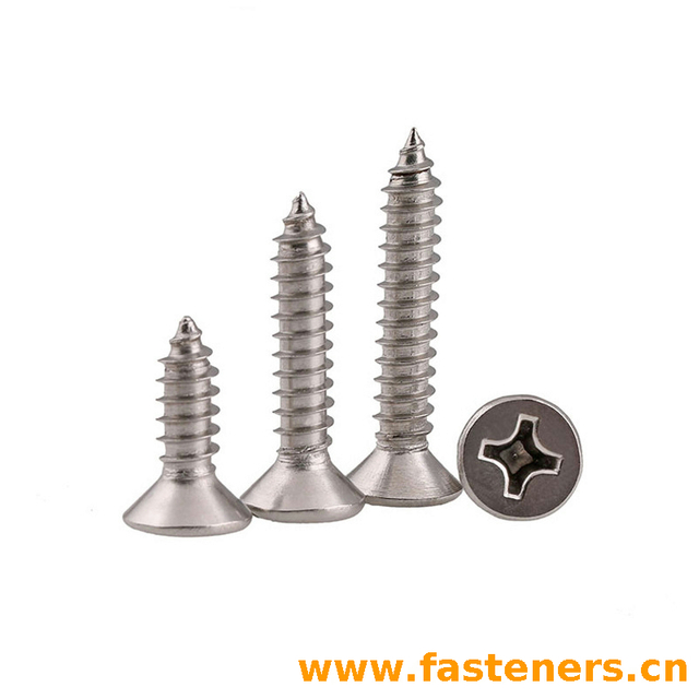 ASME B18.6.5M (R2010) Metric Cross Recessed Countersunk Head Tapping Screws