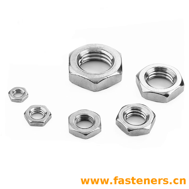 BS450 Machine Screw Nuts with B.S.W. & B.S.F. Threads - Precision Type [Table 10]