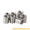 Self-tapping Bushing Inner And Outer Teeth Slotted Self Cutting Threaded Embedded Screw Sleeve