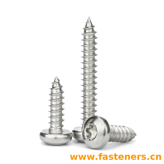 NF E 25-654 Hexalobular Socket Pan Head Tapping Screws