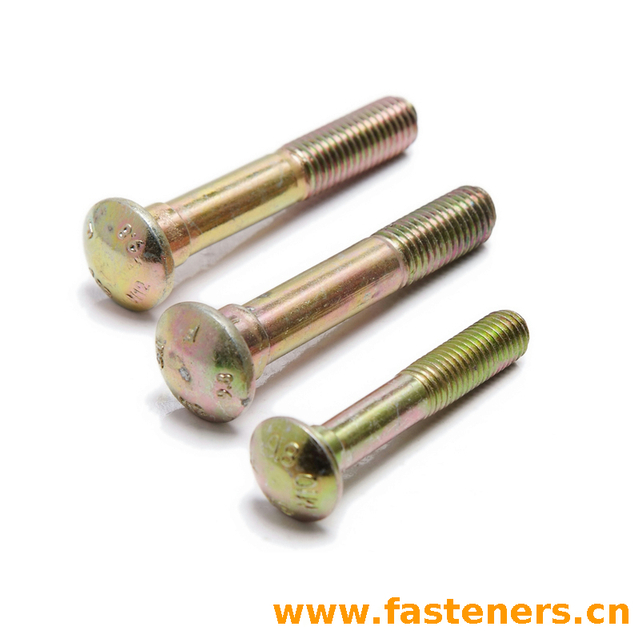 DIN21547 Round Head Bolts With Oval Shoulder For Mine Supports