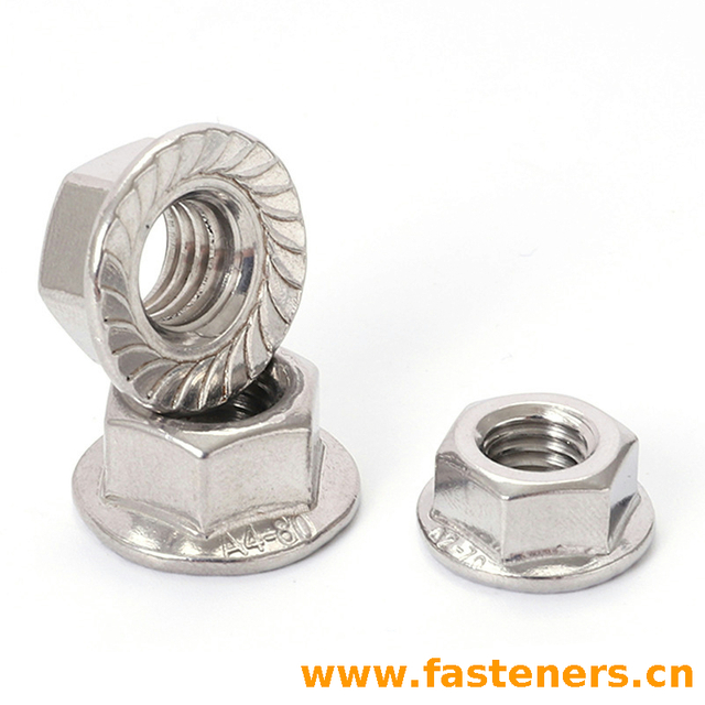 GB/T6177.2 Hexagon Nuts With Flange, Style 2 - Fine Pitch Thread