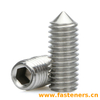 BS2470 Hexagon Socket Set Screws With Cone Point - Unified Thread