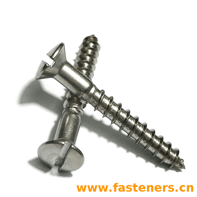 DIN95 Slotted Raised Countersunk(oval) Head Wood Screws