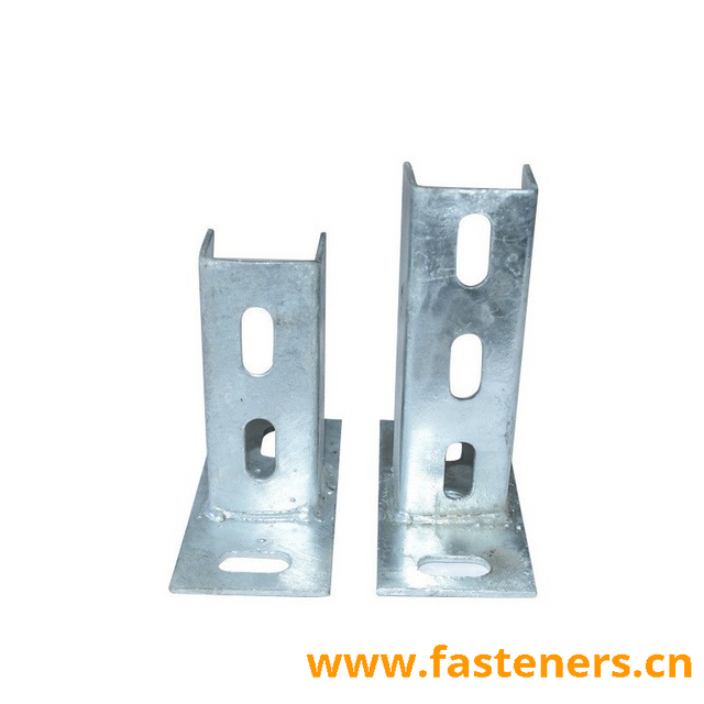 Solar Panel Mounts Photovoltaic Two Hole /Three Hole/Four Hole Base Galvanized Steel Corner Bracket