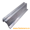 Solar Panel Mounting Structure Frame AL6005/AL6063 Trapezoidal Aluminum Rail Profile 
