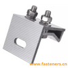 Pitched Trapezoidal Klip Lok Aluminum Clamp For Metal Structure Solar Panel Roof Mounting Bracket