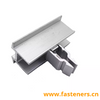 Aluminum AL6005/AL6063 Solar Mounting System Accessories Solar Panel Mid Clamp 