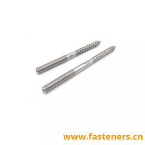 SS304 SS316 Double Threaded Hanger Bolts 