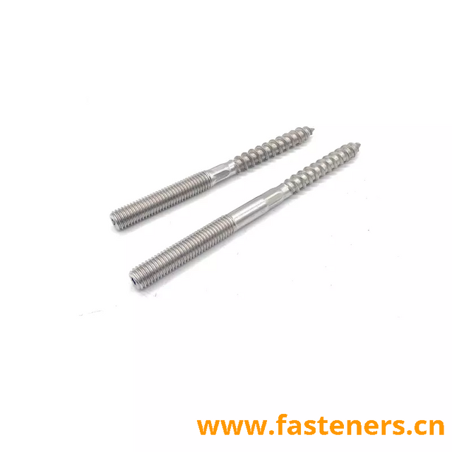 SS304 SS316 Double Threaded Hanger Bolts 