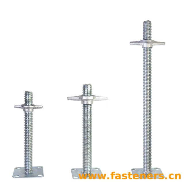 Steel Fixed Swivel Adjustable Scaffolding Solid Steel Base Jack,Scaffolding Accessories