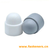 Nylon Insert Lock Nut With Dome Cap,Plastic Cover For Screw Bolt Plastic Nuts Cover