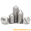 DIN EN 27434 Slotted Set Screws With Cone Point