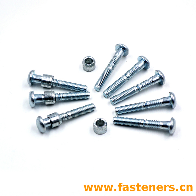 Safety Lock Screws Carbon Steel Huck Bolt with Collar