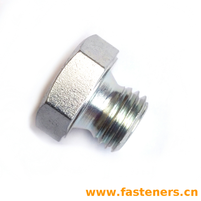 DIN7604 Hexagon Head Screw Plugs - Light Type - Cylindrical Thread