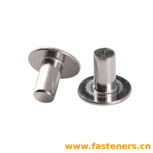 DIN674 Flat Round Head Rivets - Norminal Diameters 1.4 Mm To 6 Mm