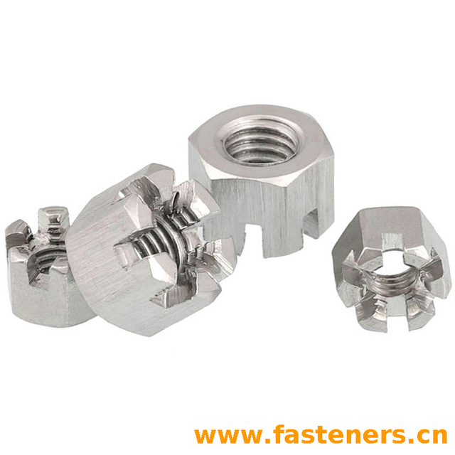 ANSI/ASME B 18.2.2 Heavy Hexagon Slotted Nuts [Table 11]