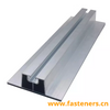 Photovoltaic AL6063 Solar Panel T Slot Aluminum Rail Profile