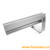 Solar Adjustable Hook And Aluminum Rail Bracket for Solar Panel Metal Roof Mounts