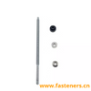 Carbon Steel M8X249 Self Drilling Double Hanger Bolt for Solar Panel System 
