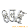 Stainless Steel Polished Wire rope sling eye and eye chain swivels