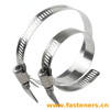 Stainless Steel Hose Clip With Handle American Type Ear Hose Clamp