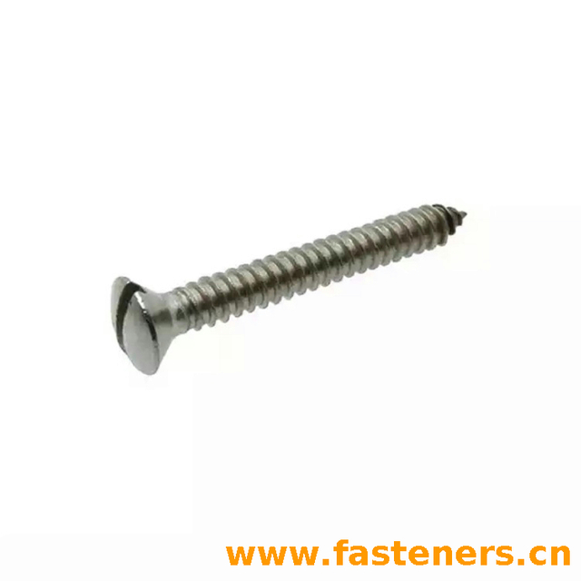ASME B 18.6.5M (R2010) Metrice Slotted Raised Countersunk Head Tapping Screws