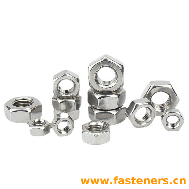 ASME B18.2.2 Small Pattern Hexagon Machine Screw Nuts [Table 1-2] (ASTM A563 / F594 / F467)