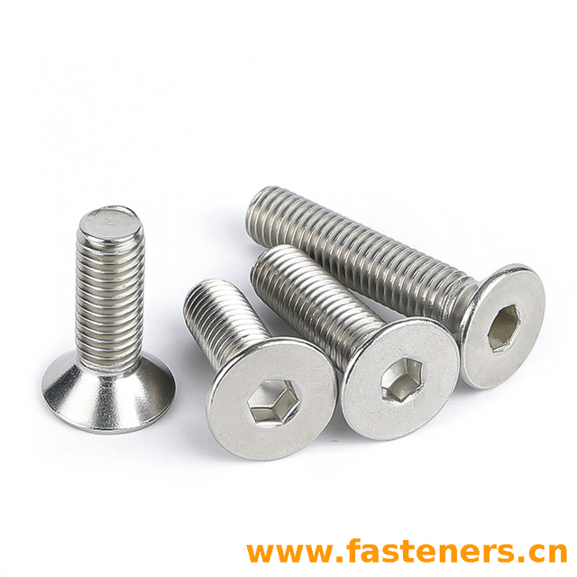 DIN7991 Hexagon Socket Countersunk Head Cap Screws Stainless steel