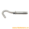 SS304 SS316 Stainless Steel,J Type Hook,Expansion Anchor Bolt,With Nut Washer,Sleeve Anchor Bolt,Expansion Hook