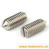 QJ2374 Slotted Set Screws with Cone Point
