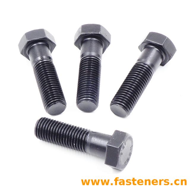 BS4190 Iso Metric Black Hexagon Head Bolts