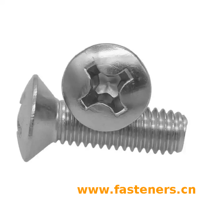 UNI 8114 Cross Recessed Raised Countersunk Head Forming Screws