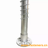 Adjustable Ground Anchors HDG Flange Head Solar Ground Screw 