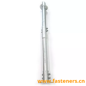 Large Spiral Blades HDG Ground Piles Screw Foundation with Round Head 