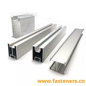 H-shaped Extruded Aluminum Profiles Rail for Solar Panel 